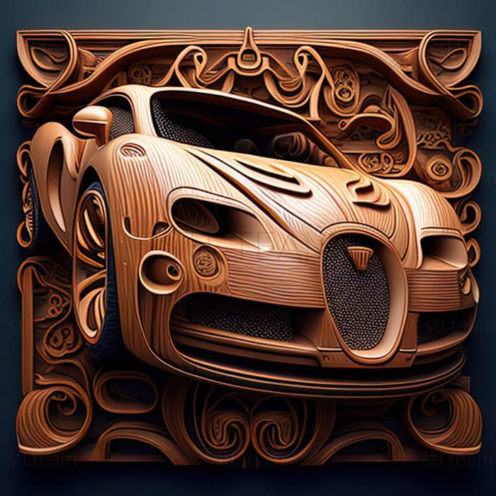 3D модель Bugatti Veyron (STL)